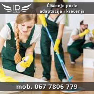 Usluge u domaćinstvu: Agencija za čišćenje pruža usluge nakon parcijalne ili kompletne