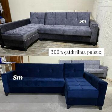 Divanlar: Künc divan, Yeni, Açılan, Bazalı, Vеlur parça, Pulsuz çatdırılma — 2