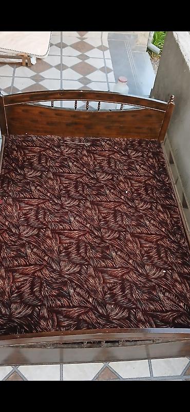 kilim mebel stol stul: Taxta çarpayı və döşək dəsti - Material: möhkəm ağac karkas, klassik — 1