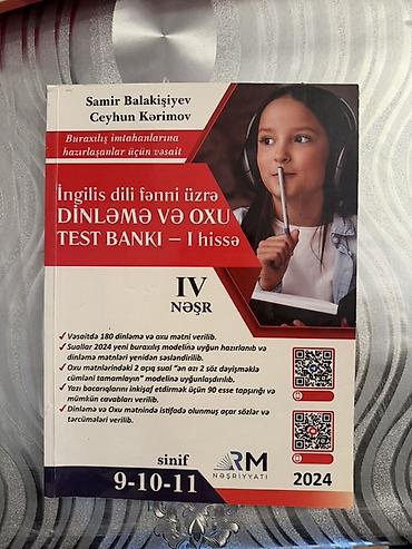 Testlər: İngilis dili Testlər 9-cu sinif, RM, 1-ci hissə, 2024 il — 1
