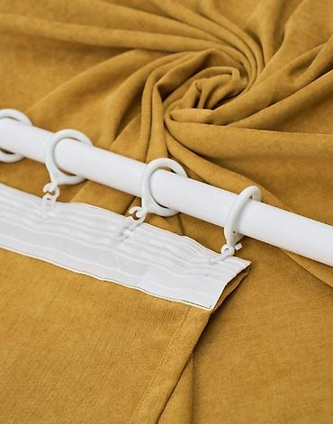 Шторы и занавески: ШТОРЫ .Портьеры из плотной ткани с универсальной шторной лентой - — 8