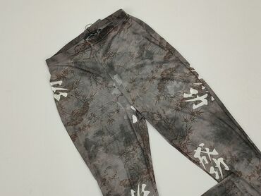 Legginsy: Legginsy XS (EU 34), stan - Bardzo dobry, wzór - Print, kolor - Szary