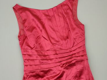 wyszczuplające sukienki wieczorowe pudrowy róż dla puszystych: Sukienka, M, stan - Dobry