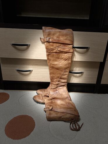 Tuflilər: Tuflilər, Ölçü: 37, rəng - Qəhvəyi, İşlənmiş — 5