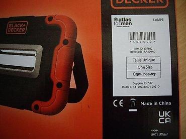 Baštenska rasveta: BLACK+DECKER prenosna LED radna lampa - Snažan COB LED panel za širok — 7