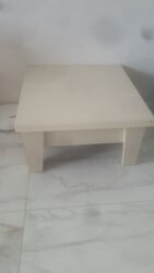 журнальный столик в гостиную: Журнальный стол, Б/у, Раскладной, MDF, Квадратный стол
