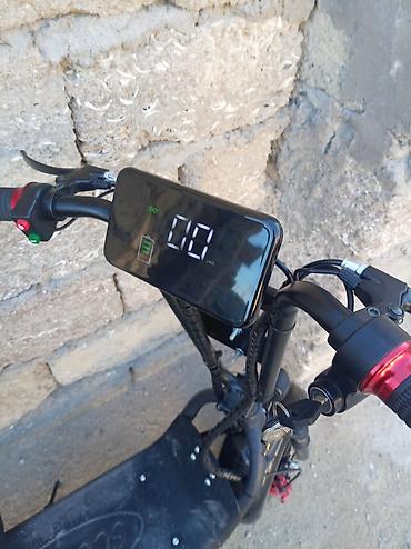 Elektrik nəqliyyatı: Elektrik skuter – oturacaqlı, səbətli model Surəti 35 100 kilo — 1