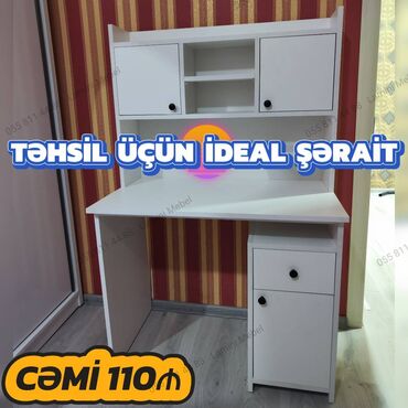 usaq otagi ucun mebeller: Oğlan və qız üçün, Yeni, Siyirməli, Yazı masası, Stullsuz