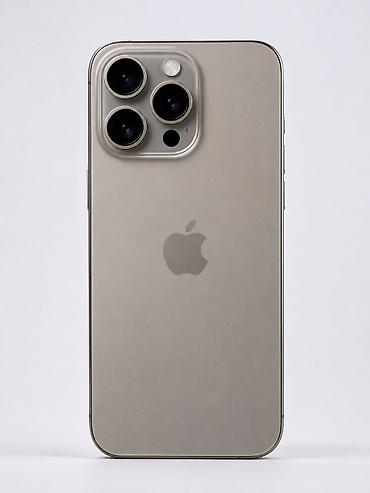 goggle pixel: IPhone 15 Pro Max, Б/у, 256 ГБ, Natural Titanium, Защитное стекло, Чехол, В рассрочку, 100 % — 1