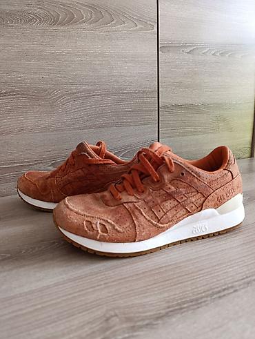 Мужские кроссовки, 40, Asics, Б/у, цвет - Оранжевый, Самовывоз