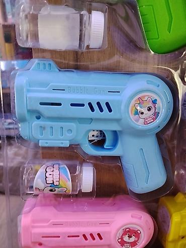 quick push pop it: Игрушечный пистолет для мыльных пузырей Bubble Gun - Цвет корпуса — 1