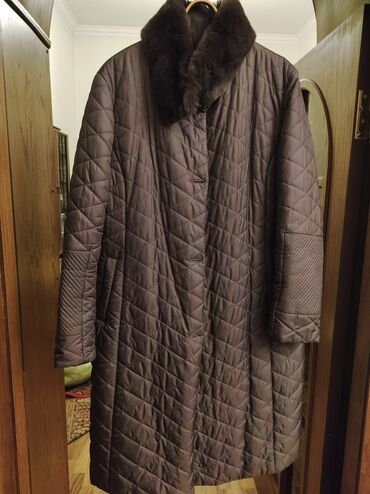 кожа куртка: Женская куртка цвет - Серый