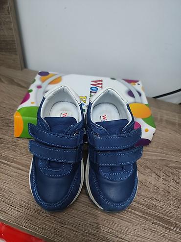 Детская обувь: Кожаные кроссовки для мальчика турецкой фирмы World kids Очень — 10