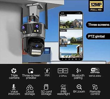 Videomüşahidə: 8mp Icsee 3 linz wifi kamera (P12-SP8) Особые характеристики Человека — 6