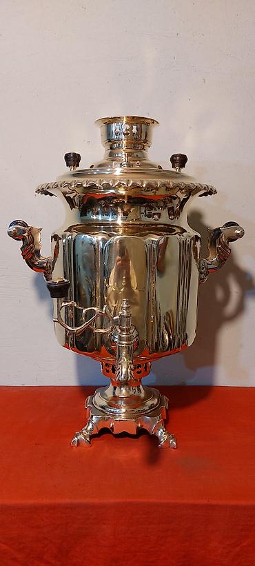 samovar 3 litr: 19-cu esrin sonlari Tula istehsali samovar 5-litrlikdir, materiali; — 9