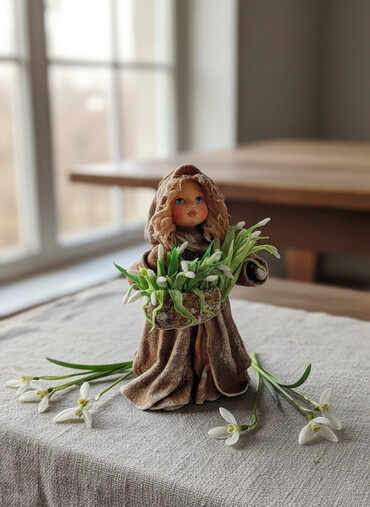 Другие товары для детей: ЭКСКЛЮЗИВ!!! Ёлочная игрушка,миниатюрная статутк и сувенир «Девочка с — 4