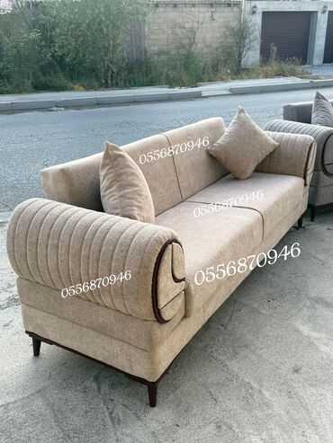 Sifarişlə divanlar: Divan, Qonaq otağı üçün, Parça, Bazalı, Açılan — 3