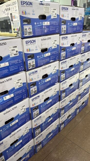 цветной принтер лазерный: Струйное МФУ Epson EcoTank L3250 - Серия EcoTank с системой