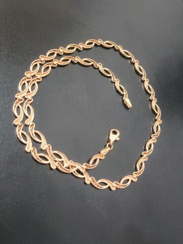 золотые серьги кольца большие: Колье 585 пр.45 см