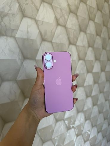 Apple iPhone: IPhone 16, 128 GB, Çəhrayı, Face ID, Barmaq izi — 11