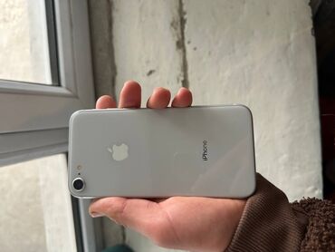 Apple iPhone: IPhone 8, Скидка 10%, Б/у, 64 ГБ, Белый, Наушники, Зарядное устройство, Защитное стекло, 91 %