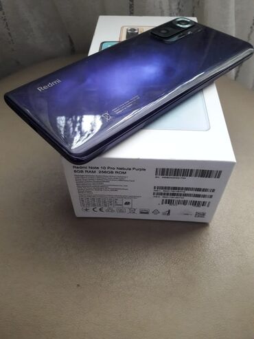 xiaomi mi4s 3 64gb purple: Xiaomi Redmi Note 10 Pro, 256 GB, rəng - Bənövşəyi, 
 Zəmanət, Sensor, Barmaq izi