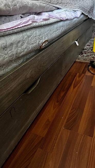 bunk bed: Двуспальная кровать, Б/у, С матрасом, длина - 200 см — 2