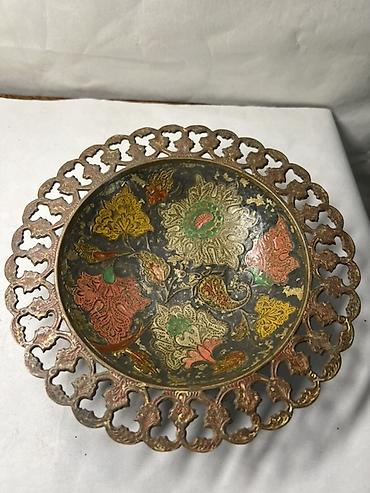 mis tavalar: Boşqablar, 1 əd, rəng - Qızılı, Metal — 2