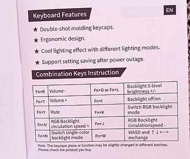 acer nitro 1: Original MageGee klaviatura Yenidir istifadə olunmayıb Muxtelif reng — 2