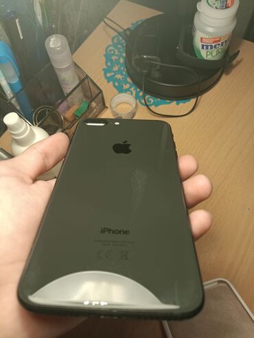 iphone 2ci əl: IPhone 8 Plus, 256 ГБ, Space Gray, Отпечаток пальца