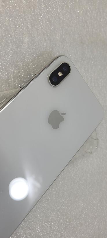 Apple iPhone: IPhone X, Б/у, 64 ГБ, Белый, Чехол, 100 % — 1