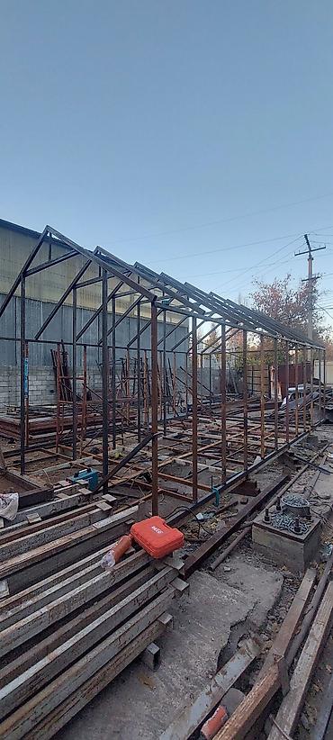 ферма навес фото: Металлический каркас для барнхаус и Афрейм - Пространственный сварной — 3