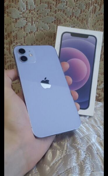 кабель type c type c бишкек: IPhone 12, Колдонулган, 64 ГБ, Заряддоочу түзүлүш, Коргоочу айнек, Каптама, 79 %