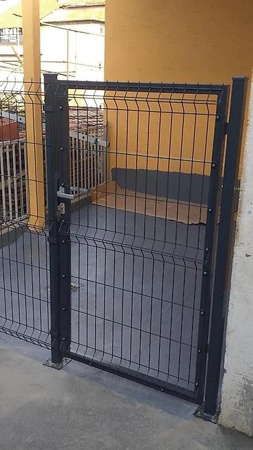 Proizvodi od rolovanog metala, metalni kanali: 🚪 PEŠAČKA KAPIJA CINK + PVC Sa dva stuba – komplet sa okovom 📍 Fence — 11
