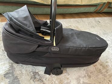 Коляски: Коляска, цвет - Черный, Б/у — 17
