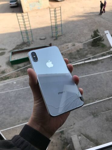 продажа компьютеров: IPhone X, Колдонулган, 64 ГБ, Күмүш, Кабель lalafo.kg да продажа компьютеров: IPhone X, Колдонулган, 64 ГБ, Күмүш, Кабель