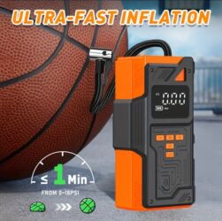 Avtomobil kompressorları və nasosları: Avtomobil üçün 3‑ü 1-də Jump Starter + Kompressor Xüsusiyyətlər: - — 3