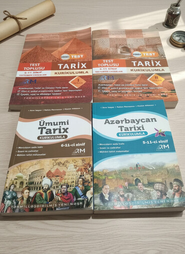 Tədris ədəbiyyatı: RM Nəşriyyatı – Tarix üzrə tədris vəsaitləri dəsti 1) Tarix – — 1