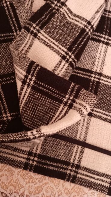 Kardiqanlar, jaketlər: Qadın üçün qara-ağ kvadrat naxışlı jaket/kardiqan - Model: klassik — 9