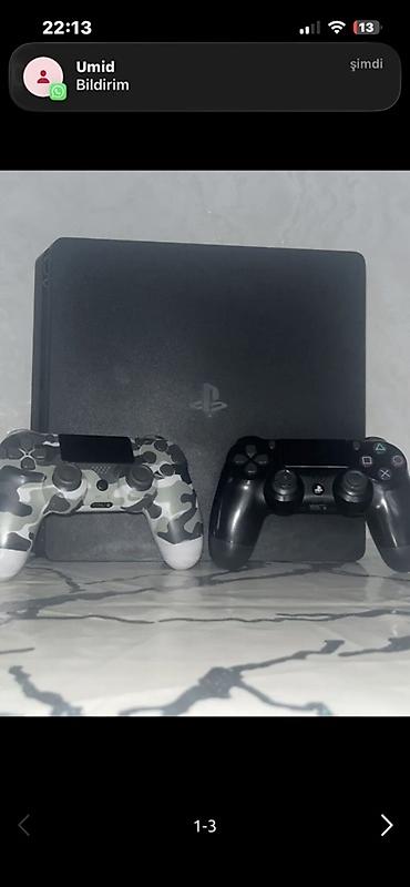 PS4 (Sony Playstation 4): PlayStation 4 Slim oyun konsolu 1 Tb Xüsusiyyətlər: - Model: PS4 — 2
