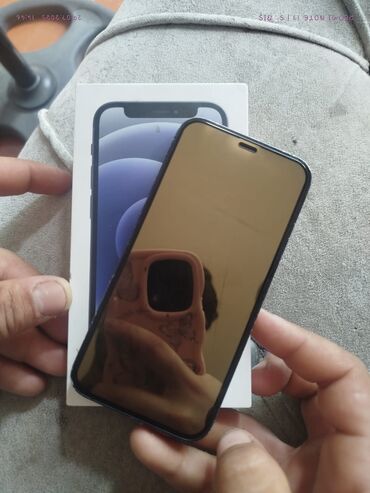 səs: IPhone 12 mini, 64 GB, Blue Titanium, Qırıq, Face ID, Sənədlərlə