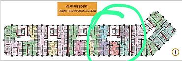 купить квартиру в рассрочку бишкек: 2 комнаты, 66 м², 4 этаж, ПСО (под самоотделку) — 6