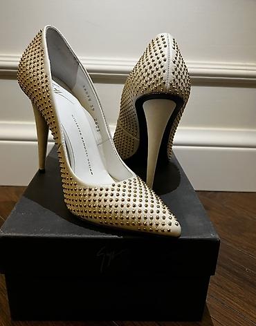 Tuflilər: YENİ Orijinal Giuseppe Zanotti qadın ayaqqabısı – 39 ölçü, natural — 1
