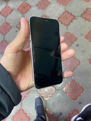 номер телефон: IPhone 12 mini, Колдонулган, 64 ГБ, Ак, Коргоочу айнек, Каптама, 78 %