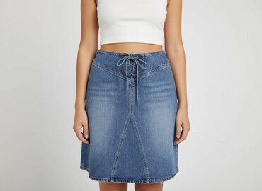 spódnice mini z rozcięciem na nodze: H&M Divided, Women`s skirt, size XL
