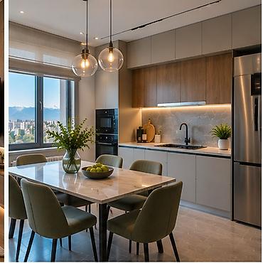 Квартиры: 3 комнаты, 93 м², 5 мкр Индивидуалка, 6 этаж, Свежий ремонт — 4