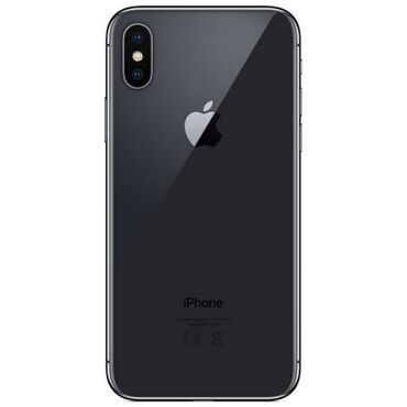 озгон телефон: IPhone X, Б/у, 64 ГБ, Space Gray, Зарядное устройство, Чехол, 100 %