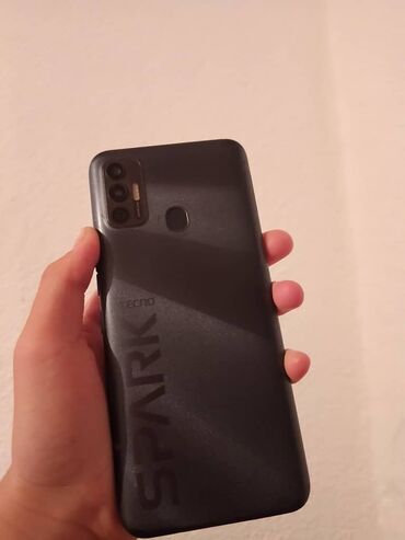 чехол mi 9t: Tecno spark 7, ото жакшы абалда, колдонулган, стекло,чехолнаушник