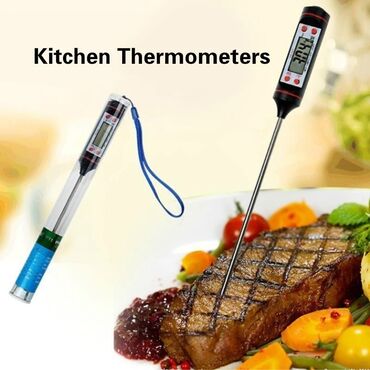 Bisiridiyiniz yemeklerin temperaturunu gosteren elektron termometr