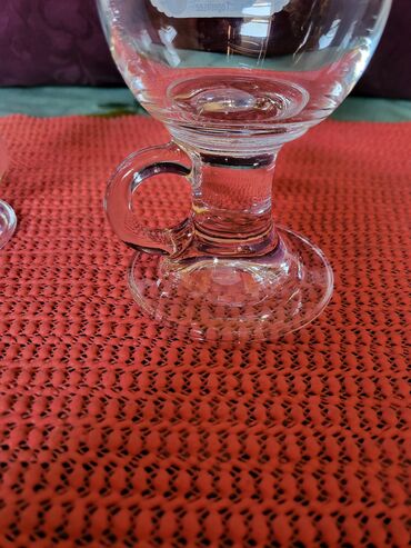 Čaše: Solje nove za kafe,caj za dvoje. kristal. nemacke 80te. Solje za — 11